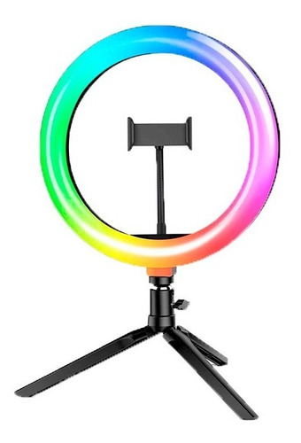 ARO DE LUZ LED  8" RGB C/BASE TELEF|+0