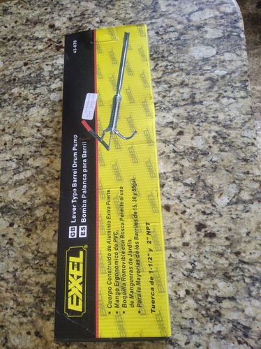 BOMBA MANUAL PALANCA EXXEL(P/TAMBOR):
