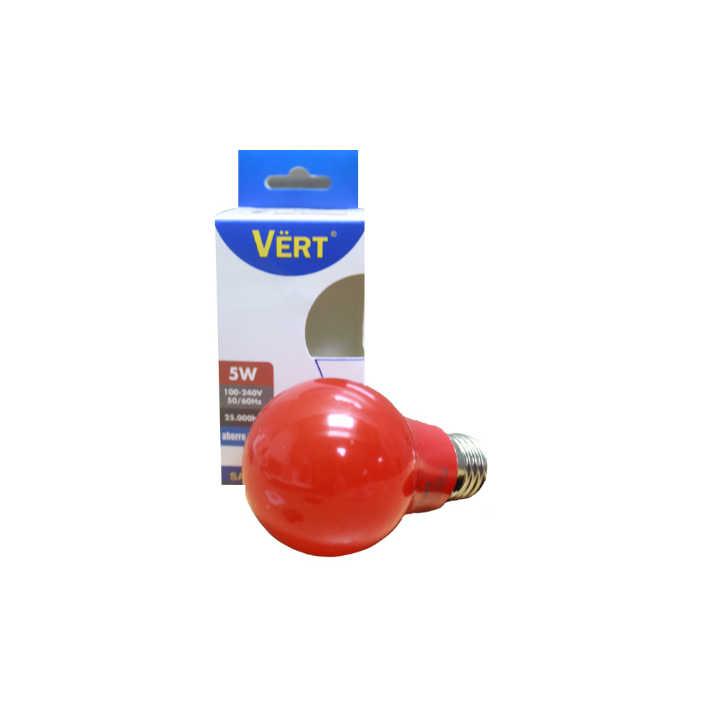 BOMBI BULBO LED VERT ROJO 5W|+0