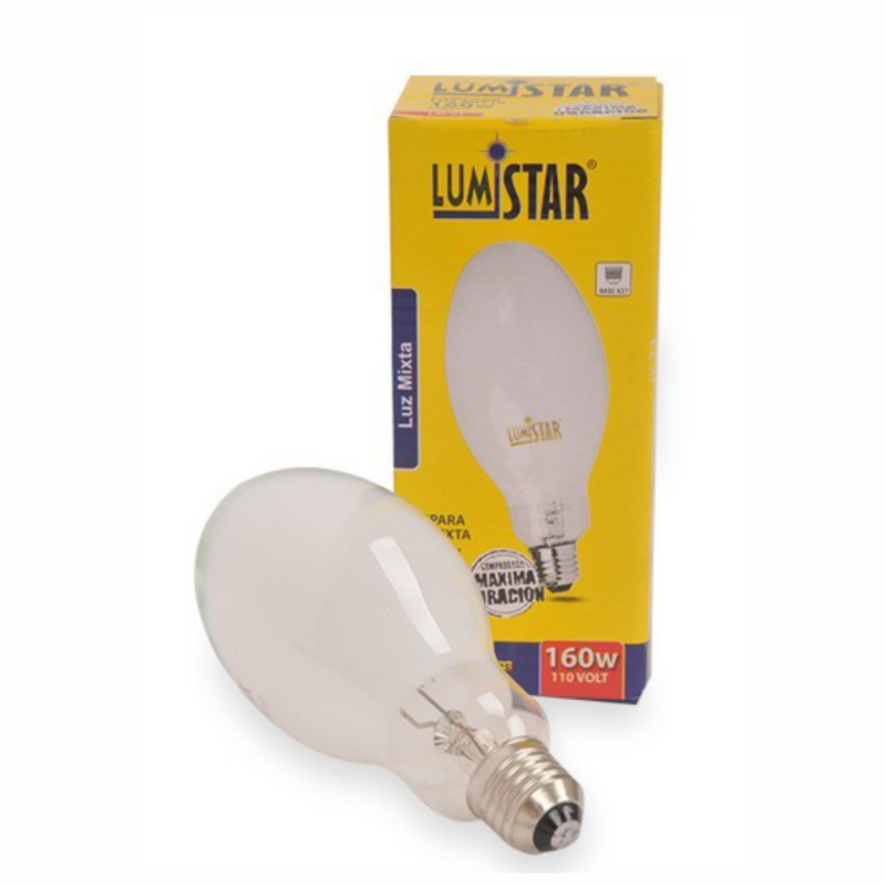 BOMBI LUZ MIXTA LUMISTAR 160W 220VE27: