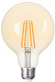 BOMBI VINTAGE LED VERT AMBAR GLOB 6W