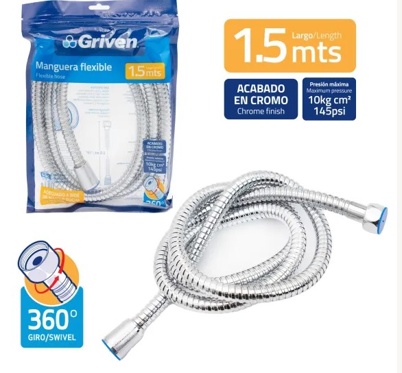 CANILLA GRIVEN 1.50mt FLEXIBLE 7-836: