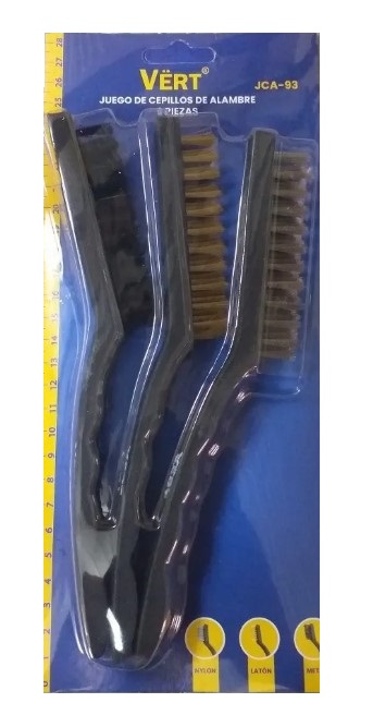 CEPILLO ALAMBRE ECON. (3PZAS):