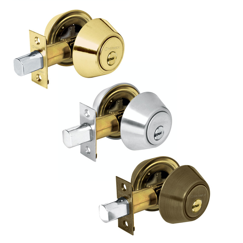 CERROJO HERMEX LLAVE-LLAVE CROM: