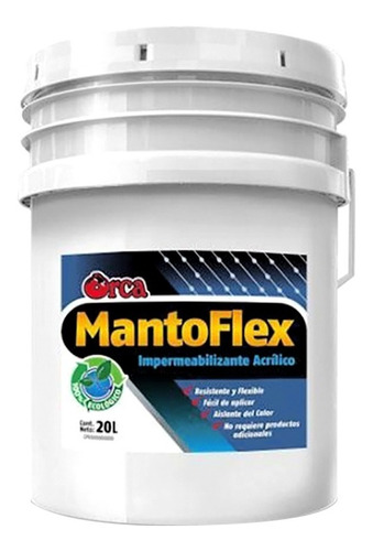 CUNETE MANTO-FLEX ROJO (5G):