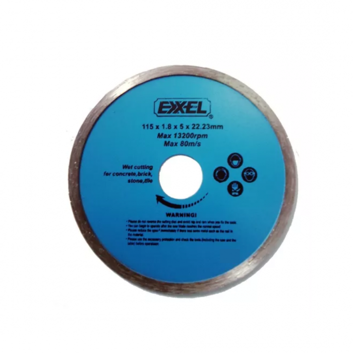 DISCO DIAM 7" EXXEL CONTINU "HUMEDO":