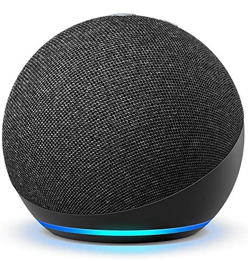 ECHO DOT ALEXA 4TA GEN NEGRO +0