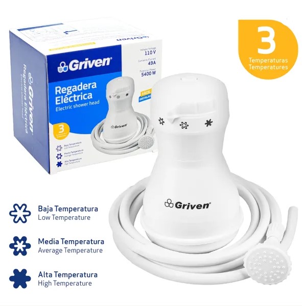 DUCHA ELECT. CALENTADOR GRIVEN: