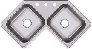 FREGAD A/INOX ESQUINERO EMPOTRAR: