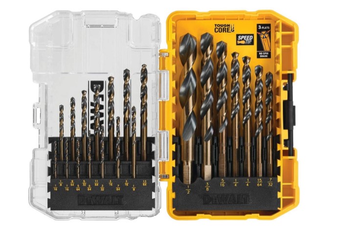 JUEGO MECHAS DeWALT HSS 21 PZS: