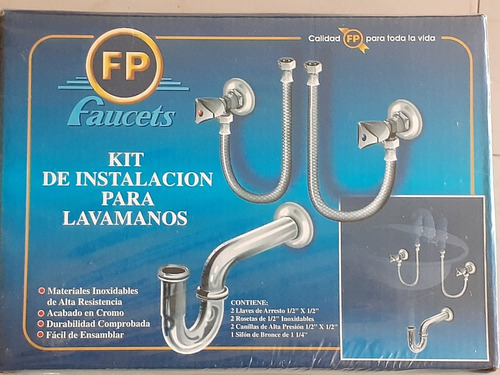 KIT DE INSTALACION LAVAMANOS C/A: