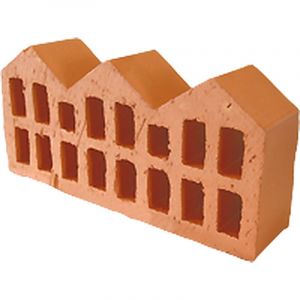 LADRILLO TRES PUNTAS 6x12x25cms: