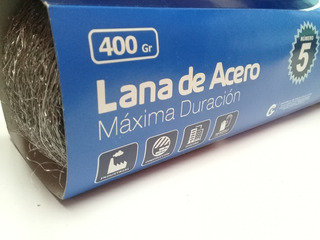 LANA DE ACERO GRANDE # 5 (400gr)|+0