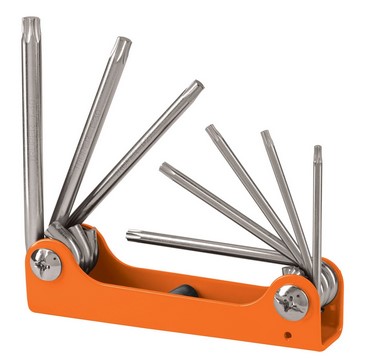 LLAVE TORX TRUPER T/NAVAJA (8 PZAS):