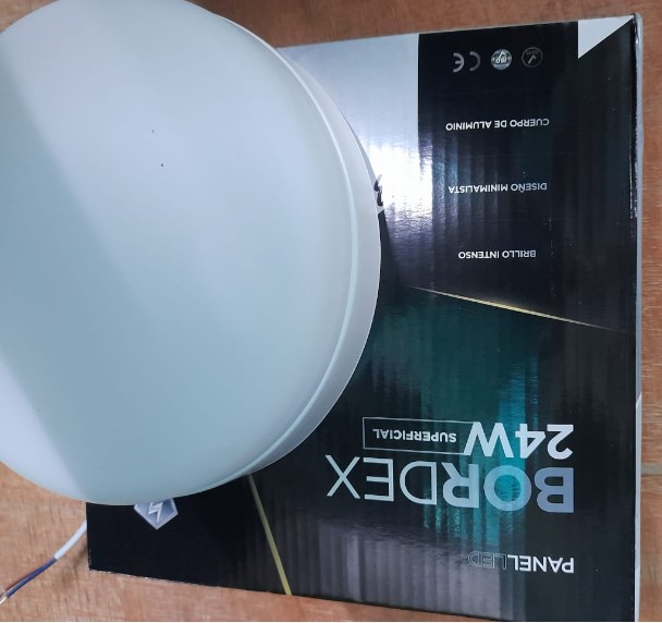 PANEL LED BORDEX SUP. REDO 24W 6000K: