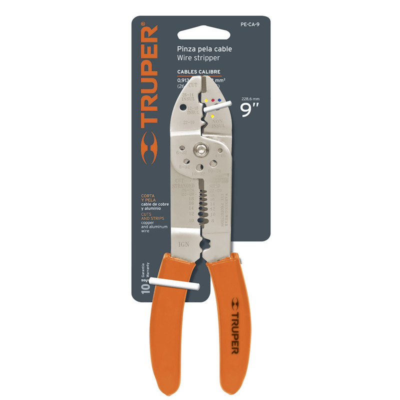 PINZA PELACABLE TRUPER 9":
