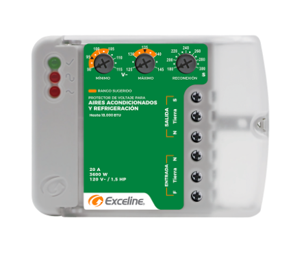 PROT VOL A/A EXCEL 120V ALTA CARGA: