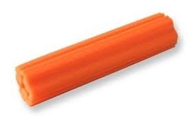 RAMPLUG PLAS NARANJAxUNIDAD (3/8") 