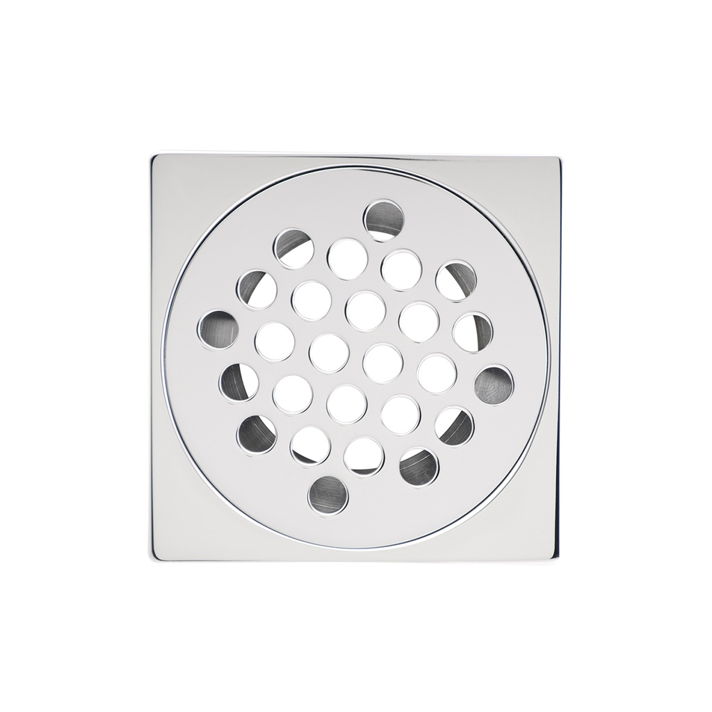 REJILLA 2" FP CROM PEQ CUADRA PERFOR: