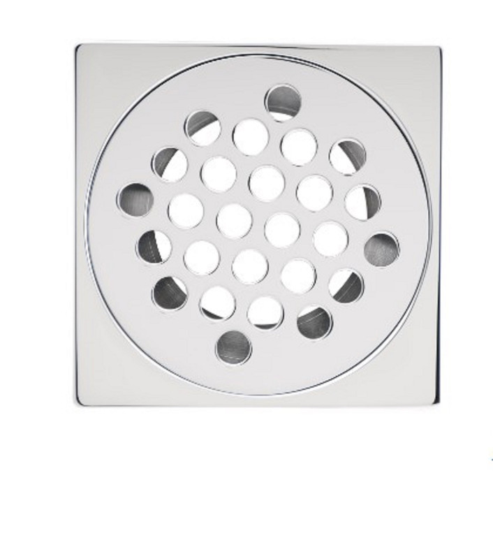 REJILLA 2" FP CROM PEQ CUADRA PERFOR: