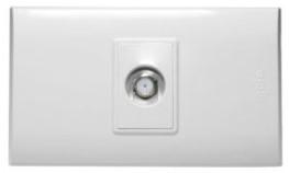 TOMA COAXIAL TV EMP IGOTO "B" BLANCO: