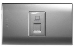 TOMA P/RJ45 EMP IGOTO "B" SILVER: