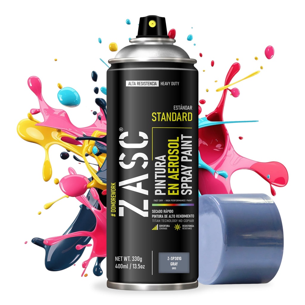 SPRAY ZASC PLATEADO 400ml
