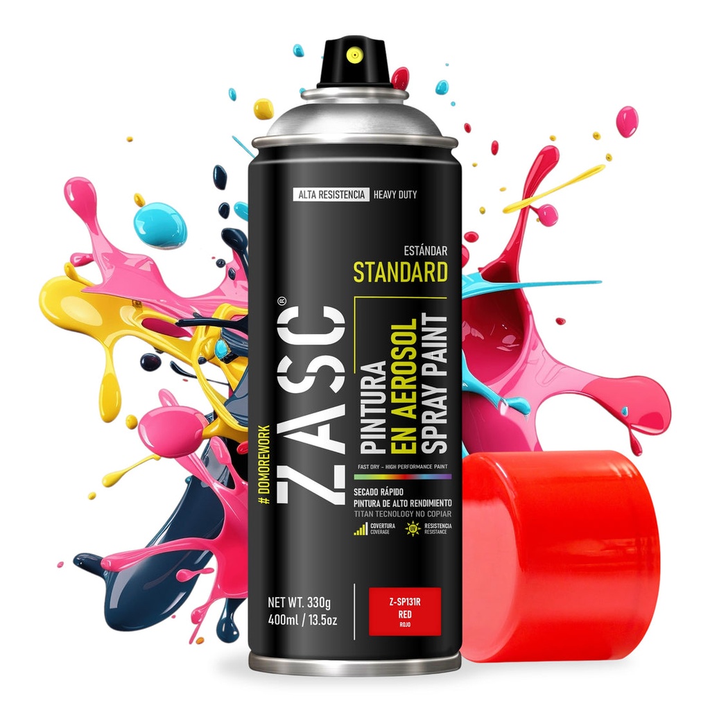 SPRAY ZASC ROJO ALTA TEMPERATURA:
