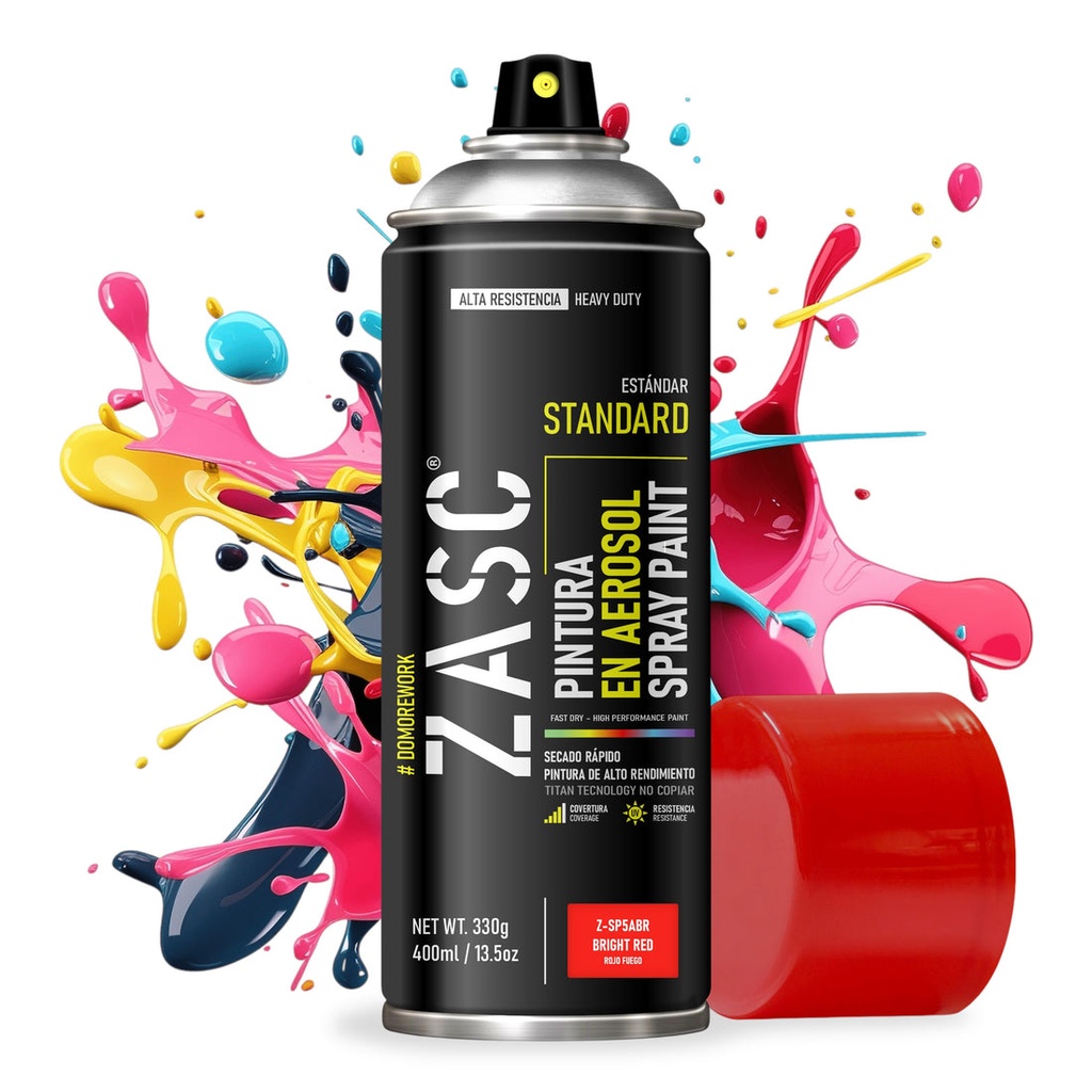 SPRAY ZASC ROJO FUEGO 400ml: