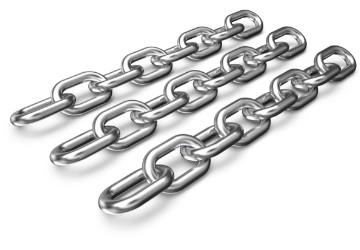 CADENA GALVANIZADA 1/4" POR METRO