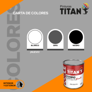 1/4 FONDO GRIS 2 en 1 TITAN