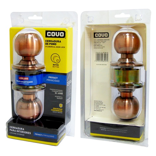 CERRAD POMO COBRE BAÑO COVO: