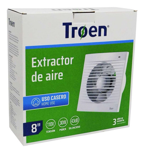EXTRACTOR DE AIRE PLAST 8" TROEN: 