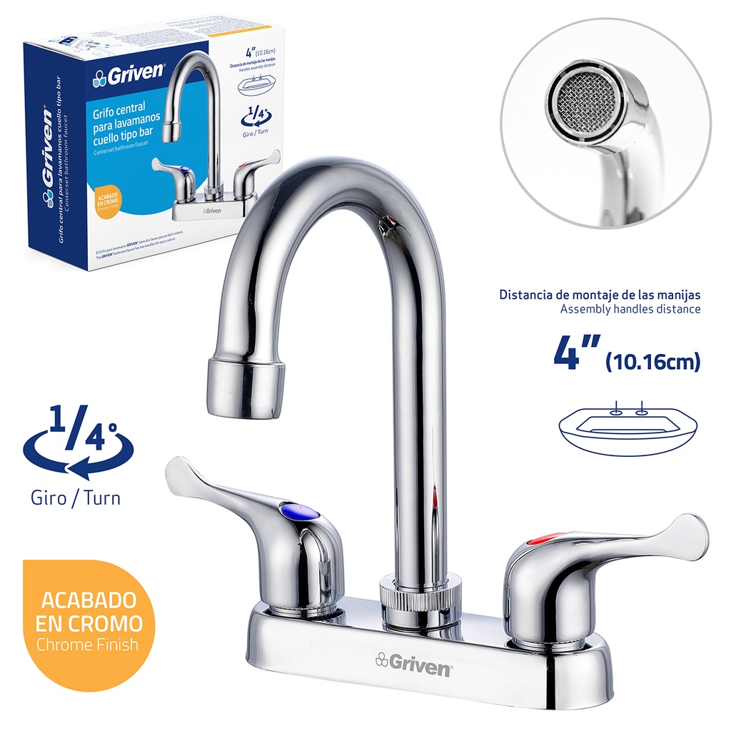 GRUPO LAV. METALICO CUELLO CISNE GRIVEN: