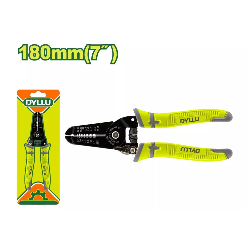 PINZA PELA CABLE 7" / AWG 8-14 DYLLU