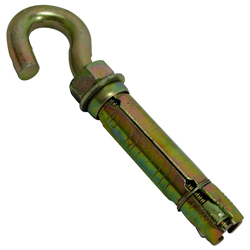 RAMPLUG METALICO C/GANCHO 3/8" 
