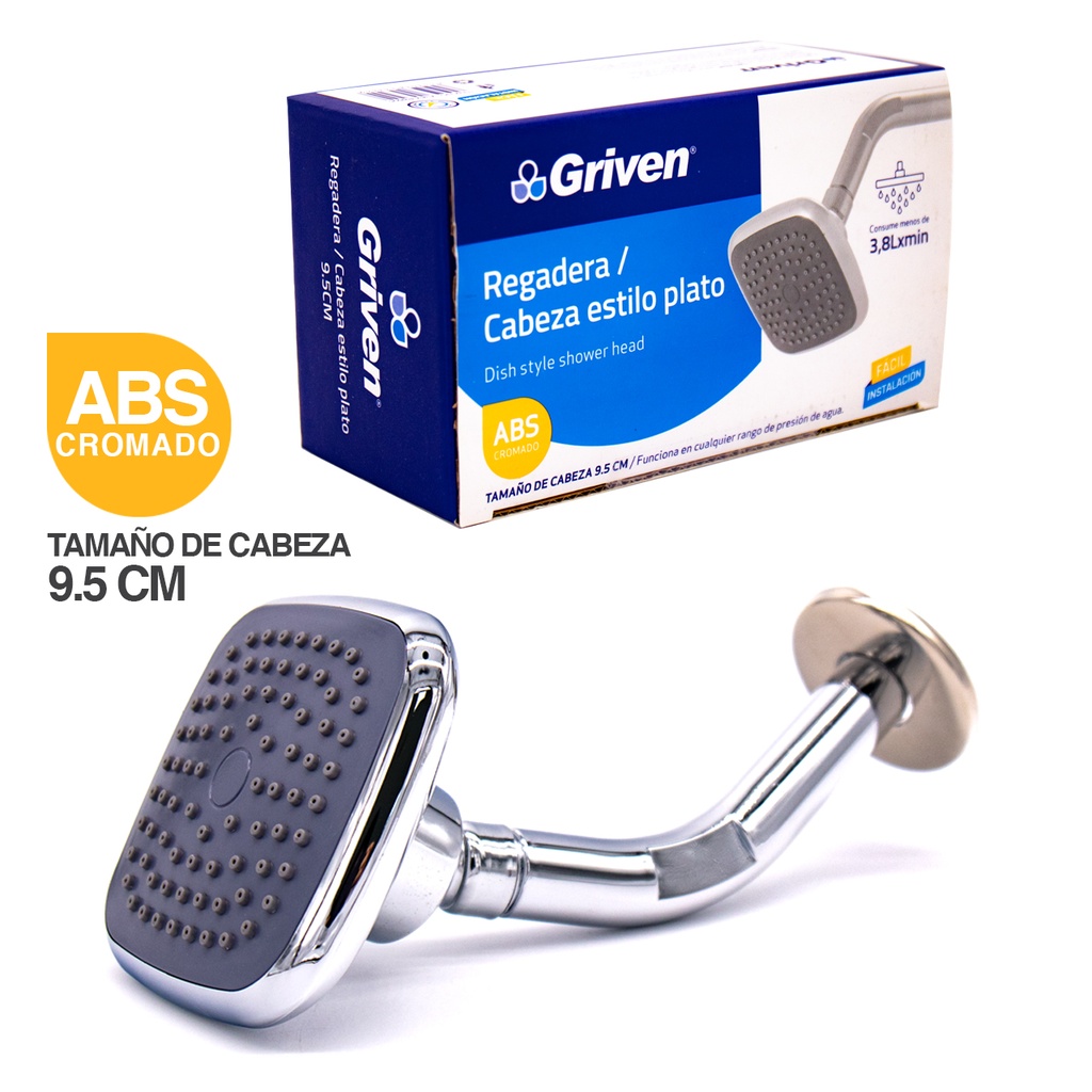 REGAD PLAS CROM 9.5 Cms C/TUBO GRIVEN: