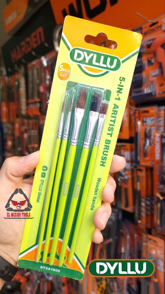 SET DE PINCELES 05 UNIDADES DYLLU: