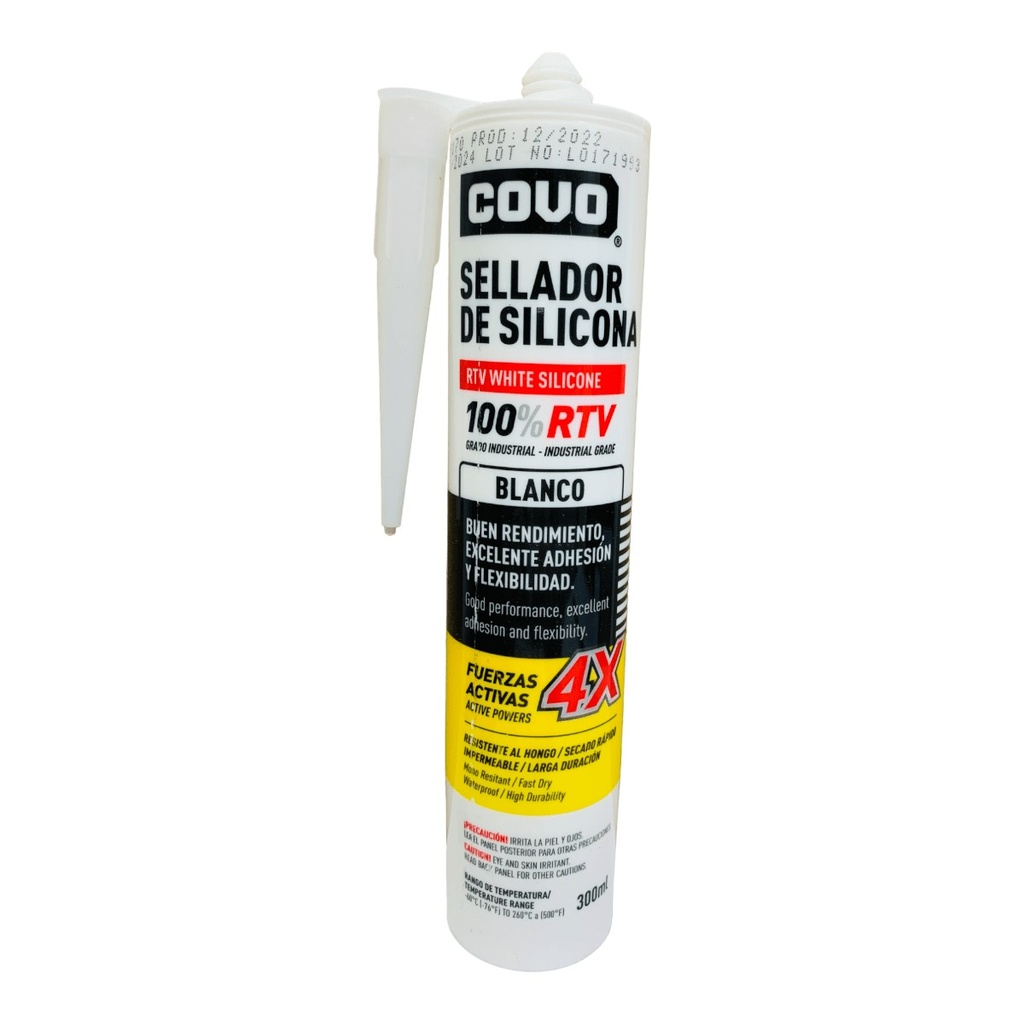 SILICON BLANCO CARTUCHO COVO: