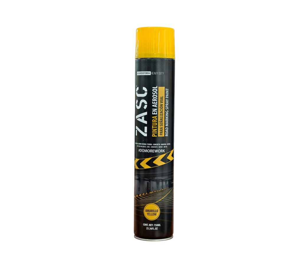 SPRAY PINT SEÑALIZ. AMARILLO 750ml ZASC: