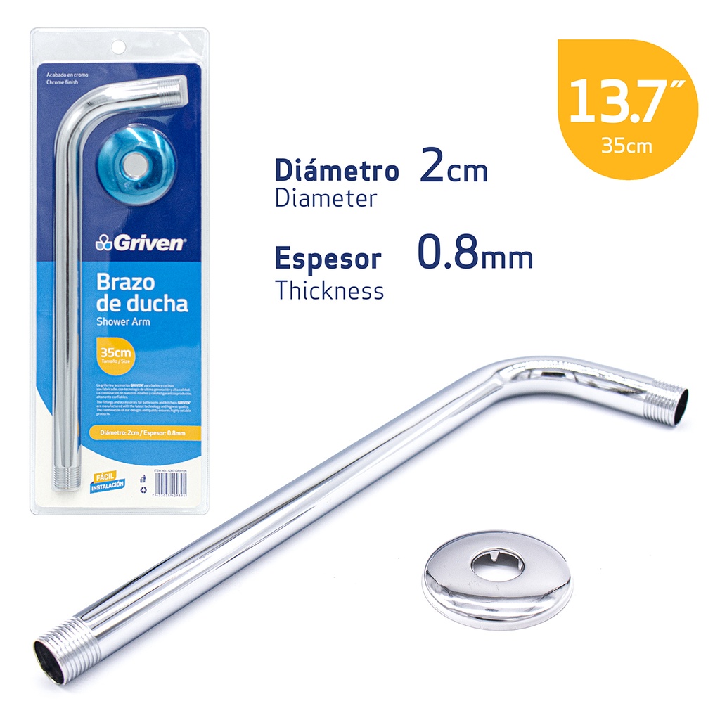TUBO REGAD MET REDONDO 30cm GRIVEN: