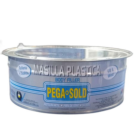 1/8 MASILLA PLASTICA PEGA SOLD (500Gr)