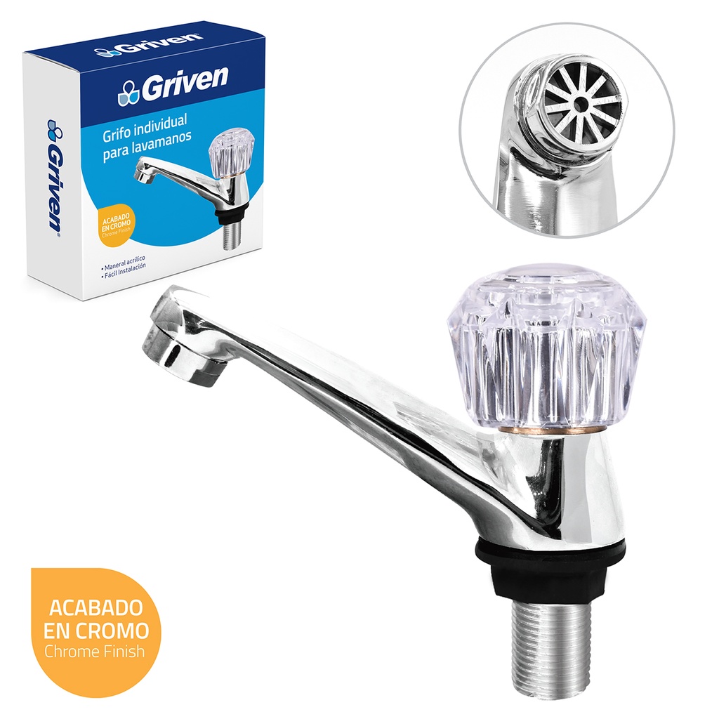 LLAVE INDIVIDUAL LAVAMANOS METALICA GRIV