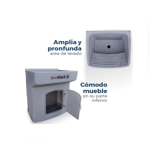 [056302] BATEA PLAST LAVAFACIL GDE. 0,67x0,69: