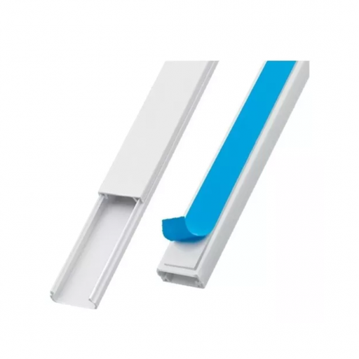 [038152] CANALETA PLASTICA ADHESIVA 12x12x2mts: