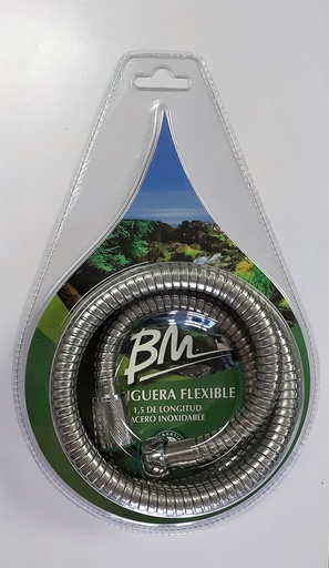 [FBM-077A] CANILLA BM 1.50mt FLEXIBLE (BLISTER):