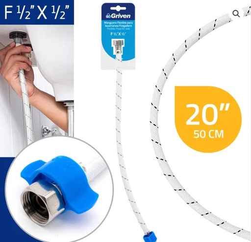[023718] CANILLA GRIVEN NYLON FLEX 1/2x1/2 