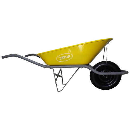 [007035] CARRETILLA RUTEL 110lts MACIZ AMARIL: