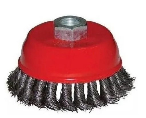 [006331] CEPILLO ESMER 5"x5/8 COPA TRENZADO: