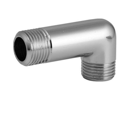 [F05CM05] CODO CROMADO MACHO-MACHO FP 1/2":